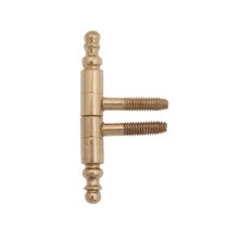 2551DAI.01 Петля ввертная Ø9 с декоративной пешкой полированная латунь (13 kg) - La Florida