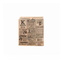 Конвертик для бургера "Газета", жиростойкий пергамент, 13*14 см, 1000 шт/уп, Garcia de P - Garcia De Pou