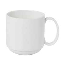 Кружка 250 мл белая d 7,8 см h8 см Simply Fine Plus Stackable 6шт., цвет белый - Noble