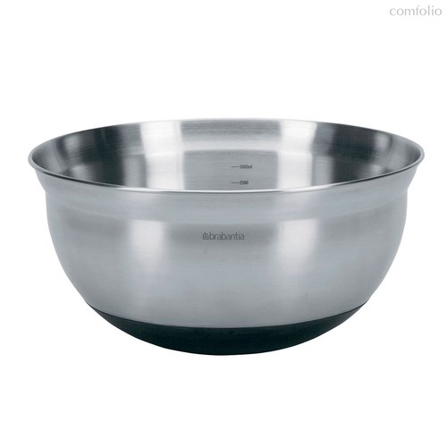 Миска для смешивания нескользящая Brabantia Brabantia 3 л, сатинированный хром - Brabantia