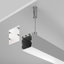 Алюминиевый профиль накладной-подвесной 35?35 (Серебро, 2 м), ALM-3535B-S-2M - Maytoni