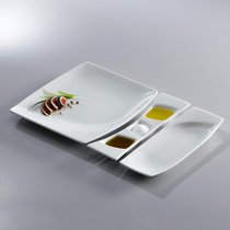Тарелка прямоугольная, 3 секции, 26 см - RAK Porcelain