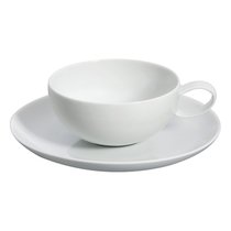Чашка чайная с блюдцем Vista Alegre Домо Белый 250 мл, фарфор - Vista Alegre