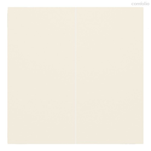 Клавиши двухклавишного выключателя 35611 MC, кремовый сатин - Rikett