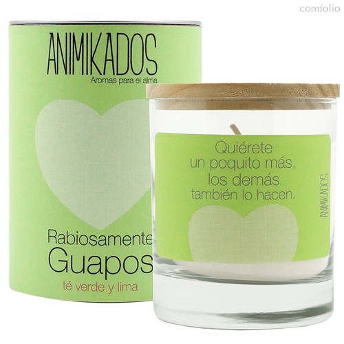 Свеча ароматическая Animikados, Absolutely Fabulous, Зеленый чай и лайм, 40 ч. - Ambientair