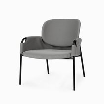 Кресло Claudio Lounge, цвет серый/черный - Cosmo