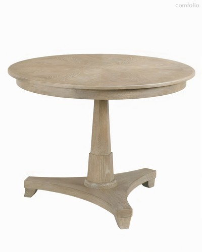 Бежевый обеденный стол из массива дуба Парма, цвет бежевый - Louvre Home