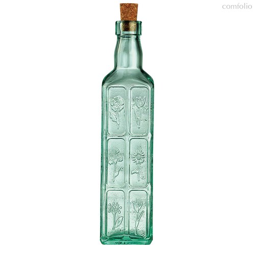 Бутылка для масла и уксуса Bormioli Rocco Fiori 500 мл, зеленая - Bormioli Rocco