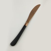 Нож столовый 23,1 ручка матовый черный, медь PVD Provence P.L. 12 шт. - P.L. Proff Cuisine