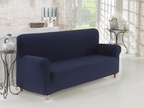 Чехол для дивана "KARNA" трехместный NAPOLI, цвет синий - Bilge Tekstil