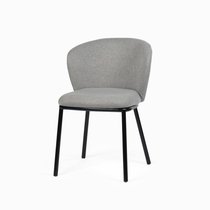 Обеденный стул Limma, цвет темно-серый/черный - Cosmo