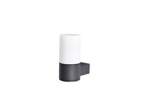 TOP.TOP светильник настенный, 1xE27 max. 18W, IP54, AC 220В, D110xW176xH231 мм, цвет арматуры темно-серый, плафон белый, лампа в комплект не входит - Donolux
