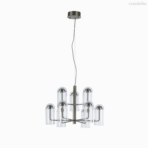 Подвесной светильник Aegis диаметр 60, цвет серебряный/прозрачный - Cosmo