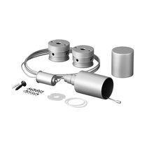 Набор для вертикального подвесного монтажа круглого неона 360° D18 серебро - Maytoni