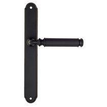 Дверная ручка на планке Fratelli Cattini "ENCIA" PL01-NM матовый черный - Fratelli Cattini