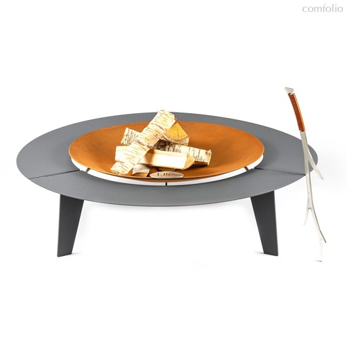 Костровая чаша Steel Cup 1000 Uniq grey - Up!Flame