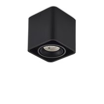 LED, Lumme, светильник накладной, GU10, L100xW100хH100мм, IP20, черный RAL9005, без лампы - Donolux