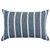 Чехол на подушку декоративный в полоску темно-синего цвета из коллекции Essential, 40х60 см - Tkano