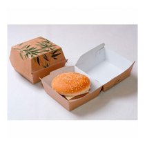 Коробка картонная Feel Green для бургера, 14*14*8 см, 50 шт/уп, Garcia de PouИспания - Garcia De Pou