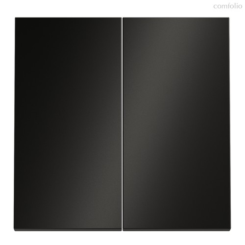 Клавиши для выключателя/переключателя двухклавишного, S70 Metal антрацит - Voltum