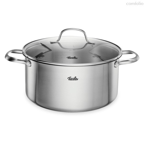 Кастрюля с крышкой Fissler San Francisco 5,4 л, 24 см, сталь нержавеющая - Fissler
