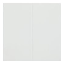 Клавиши двухклавишного выключателя 35611 MW, белый сатин - Rikett