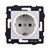 Розетка штепсельная SCHUKO 16A/250 В, белый Kollinger REA-002WH для Aspekt, Eleganz, Reflex - Kollinger