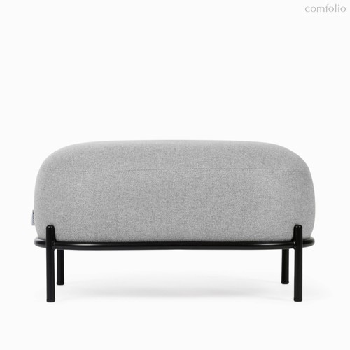 Пуф Pawai 67х37, цвет светло-серый/черный - Cosmo