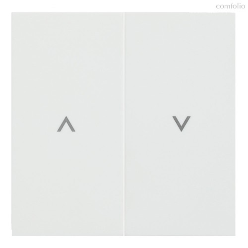 Клавиши выключателя для жалюзи 35613 MW, белый сатин - Rikett