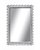Зеркало в зеркальной раме Матео, цвет серебряный - Louvre Home