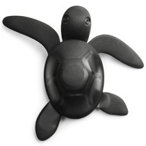 Магнит Save Turtle, черный - Qualy