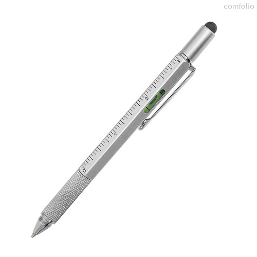 Многофункциональная ручка The Architect, цвет серебряный - Balvi