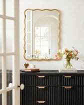 Зеркало в золотой раме "Стаггер" - Louvre Home