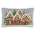Подушка вязаная с новогодним рисунком Christmas Village из коллекции New Year Essential, 40x60 см - Tkano
