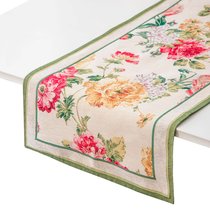 Дорожка для стола Mix&Match Home Королевский пион 44х100 см, гобелен, бежевая - Mix&Match