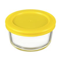 Контейнер для запекания и хранения круглый с крышкой, 236 мл, желтый - Smart Solutions