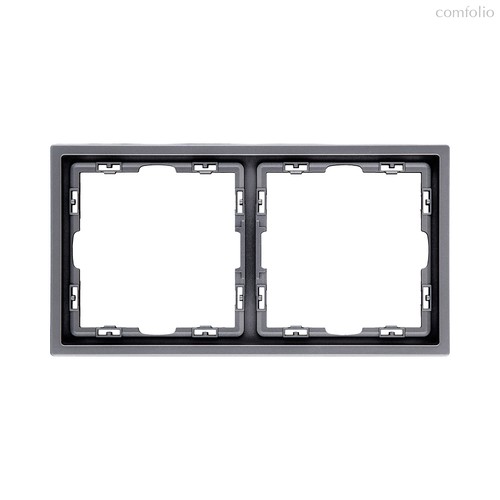 Рамка 2-постовая, серый Kollinger Eclipse EC2GY - Kollinger