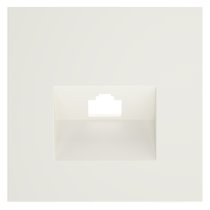 Накладка для розетки компьютерной RJ45 кат.6, S70 хлопок - Voltum