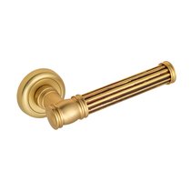 Дверная ручка Venezia Impero D1 французcкое золото + коричневый - Venezia Collezione