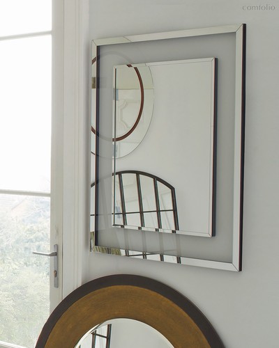 Прямоугольное зеркало в раме Карлсбад - Louvre Home