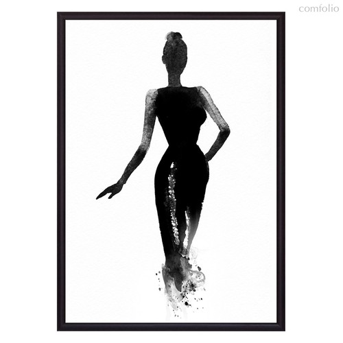 Вечернее платье Акварель, 50x70 см - Dom Korleone