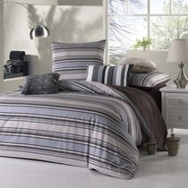 Комплект постельного белья MP-03, цвет серый, Евро - Valtery