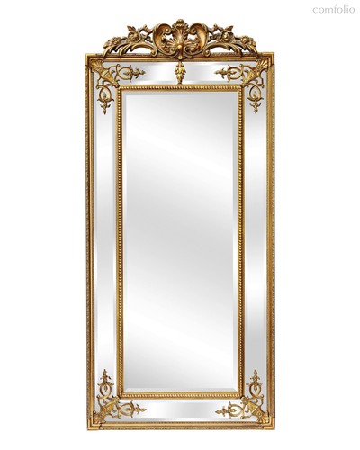 Золотое зеркало в полный рост Пабло, цвет золотой - Louvre Home