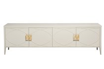 Тумба под ТВ бежевая 200x60x40см - Garda Decor