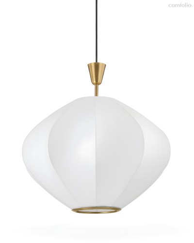 Золотой подвесной светильник Арден, цвет белый - Louvre Home