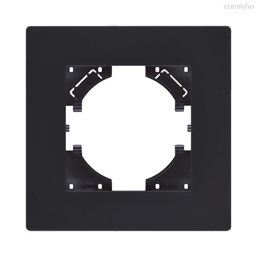 Рамка 1-постовая, черный матовый Kollinger Aspekt AT1BM - Kollinger