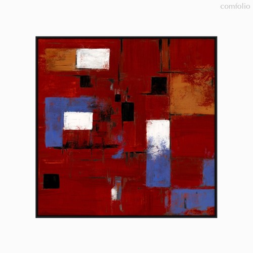 Постер Vinic 100х100, цвет бордовый - Cosmo