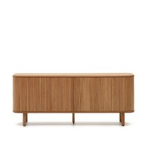Mailen Сервант 2-дверный из ясеневого шпона с натуральной отделкой 180 x 75 см - La Forma