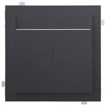 Лицевая панель для карточного выключателя 35731 MB, черный сатин
