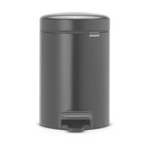 Ведро для мусора с педалью Brabantia NewIcon 3 л, черное, матовое - Brabantia